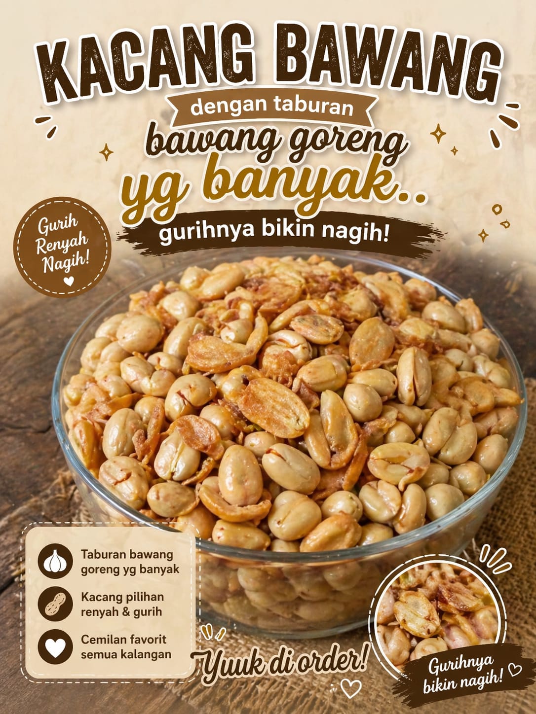 Kacang Bawang Spesial